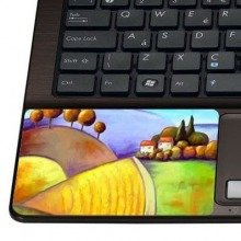 Naklejka pod nadgarstek - Kolorowe pola 0101