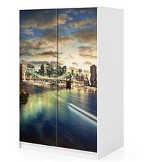 Naklejka na szafę - Most w Nowym Jorku 0188