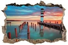 Naklejka na ścianę Dziura 3D Jezioro Nezyderskie 0228