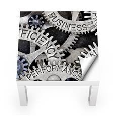 Naklejka na stolik LACK IKEA - Mechanizm biznesu 0079