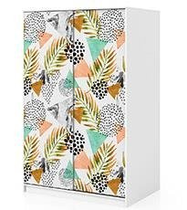 Naklejka na szafę - Letnia abstrakcja 0326