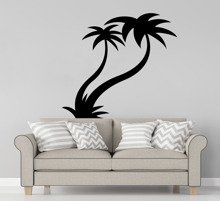Naklejka na ścianę Palma hawajska