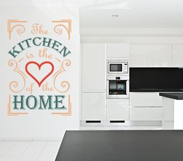 Naklejka na ścianę - Kuchnia to Serce Domu - 0020