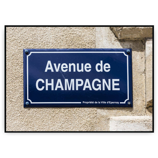 Plakat - Avenue de Champagne