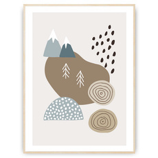 Plakat - Górska kraina
