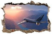 Naklejka na ścianę Dziura 3D W przestworzach 0381