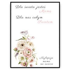 Plakat - Mama całym światem