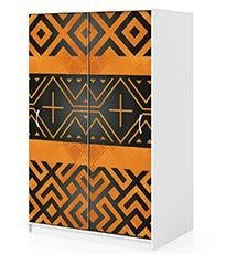 Naklejka na szafę - Afrykański ornament 0282
