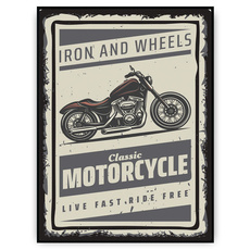 Plakat - Klasyczne motocykle