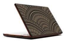 Naklejka na laptopa - Egzotyczne wachlarze 0367