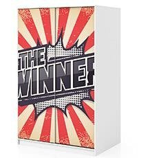 Naklejka na szafę - Winner 0251