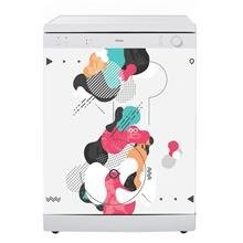 Mata na zmywarkę - Geometryczne tło 0551