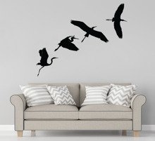 Naklejka na ścianę Czaple