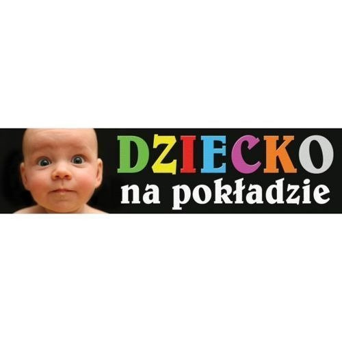 Naklejka na samochód Dziecko na pokładzie