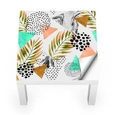 Naklejka na stolik LACK IKEA - Letnia abstrakcja 0204