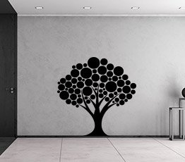 Naklejka na ścianę - Okrągła korona