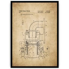 Plakat na starym papierze - złącze obrotowe