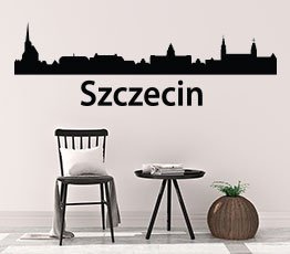 Naklejka na ścianę - Szczecin