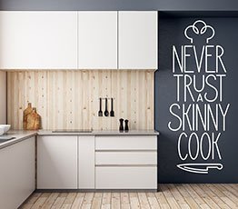 Naklejka na ścianę - Skinny Cook - 0006