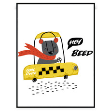 Plakat - Zwierzęca taksówka