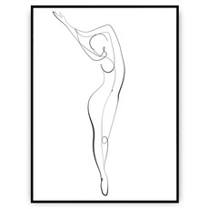 Plakat - Ciało kobiety