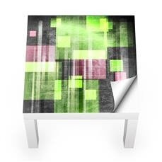 Naklejka na stolik LACK IKEA - Kolorowe kwadraty 0155