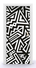 Naklejka na drzwi - Etniczny wzór v2 0723