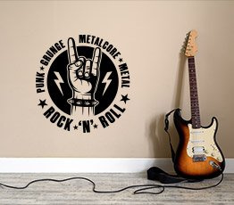 Naklejka na ścianę - Punk Grunge Metal