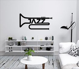 Naklejka na ścianę - Jazz