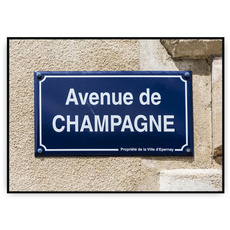 Plakat - Avenue de Champagne