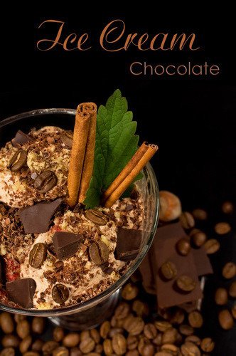 Fototapeta - Ice cream chocolate - 0325