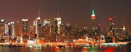 Fototapeta - Kolorowy Manhattan NY - 1184