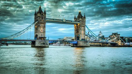 Fototapeta - Niebieski London Bridge - 0169