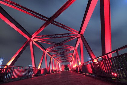 Fototapeta - Różowy most - 0211