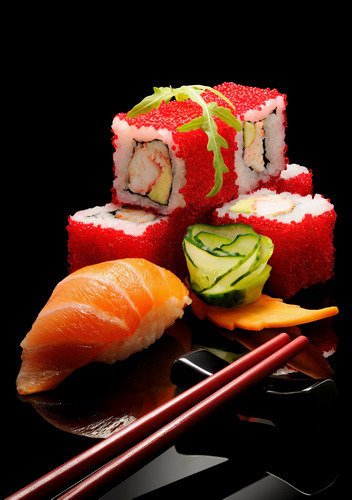 Fototapeta - Sushi z kawiorem - 0393