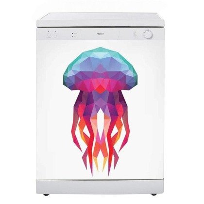 Mata na zmywarkę - Kolorowa meduza 0648