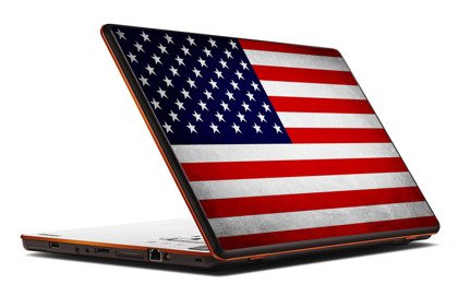 Naklejka na laptopa - Flaga USA
