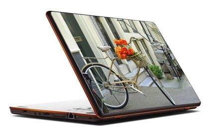 Naklejka na laptopa - Holenderski rower 0100