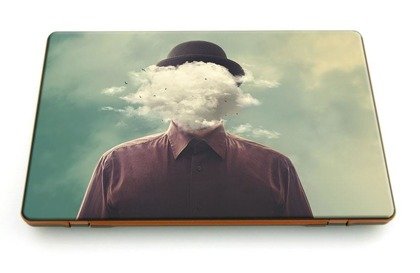 Naklejka na laptopa - Z głową w chmurach 0276
