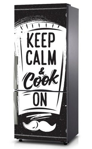 Naklejka na lodówkę - Keep calm & cook on 0457