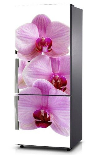 Naklejka na lodówkę - Różowa orchidea 0139