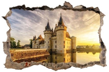 Naklejka na ścianę Dziura 3D Zamek w Sully-Sur-Loire 0393