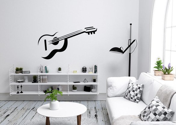Naklejka na ścianę - Gitara Klasyczna