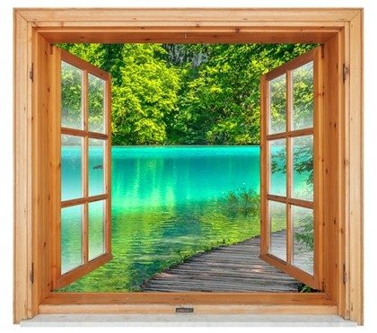 Naklejka na ścianę Okno 3D Park Narodowy Jezior Plitwickich 0070