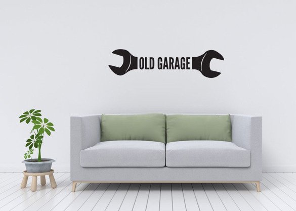 Naklejka na ścianę - Old Garage
