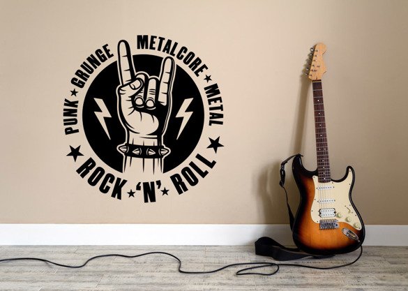 Naklejka na ścianę - Punk Grunge Metal