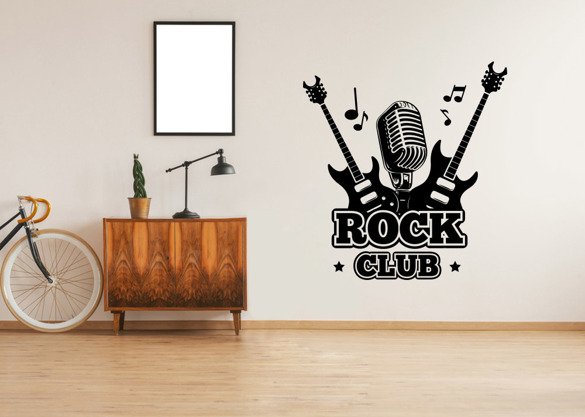 Naklejka na ścianę - Rock club