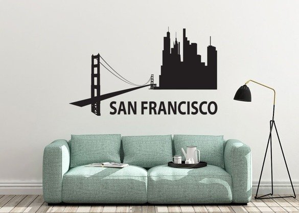 Naklejka na ścianę - San Francisco