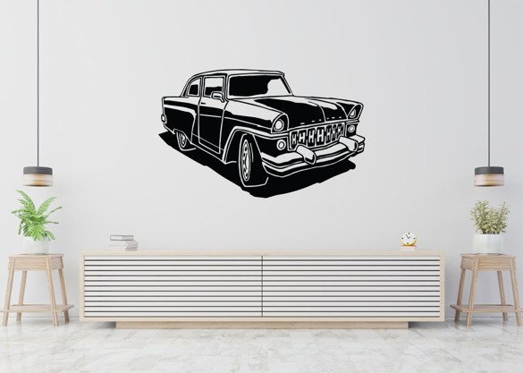 Naklejka na ścianę - Vintage Car