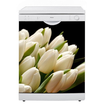 Naklejka na zmywarkę - Bukiet tulipanów 0059
